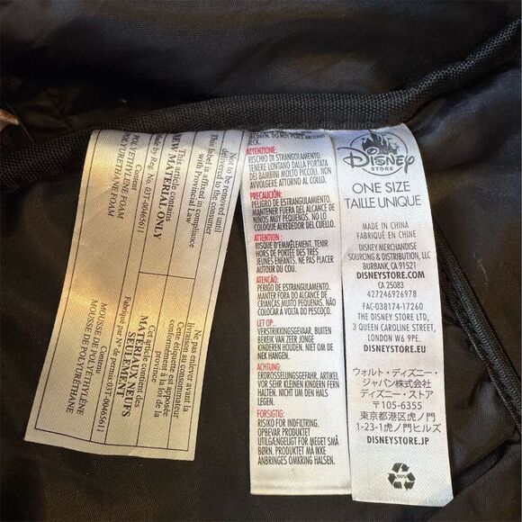 Disney Mickey Mouse Backpack Navy Blue All Over Print Travel Cruise School - Picture 10 of 11